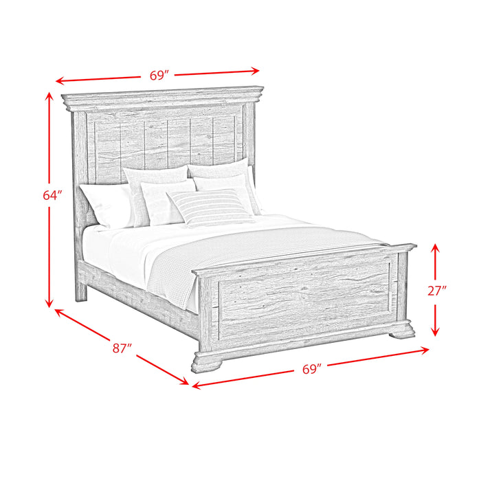 Park Ridge Panel Bedroom Set in Charcoal