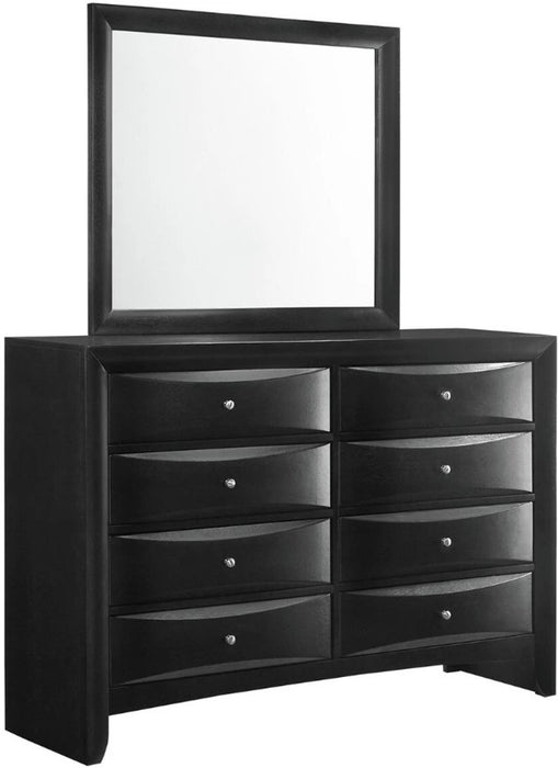 Elements International Emily Mirror in Black