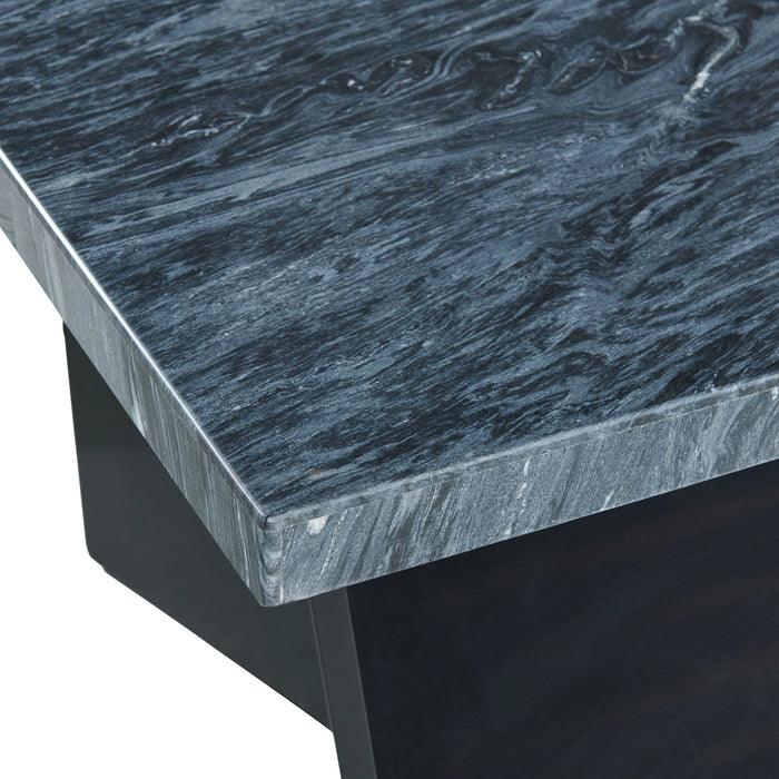 Beckley End Table Complete in Marble Top