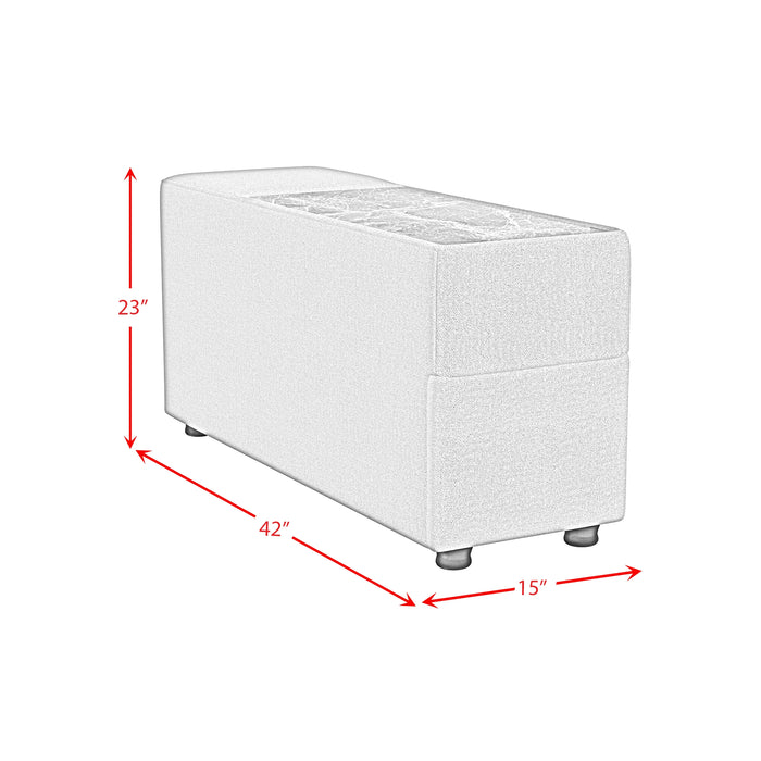 Zandara Modular Console with Speaker and Cooler - Olefin Beige
