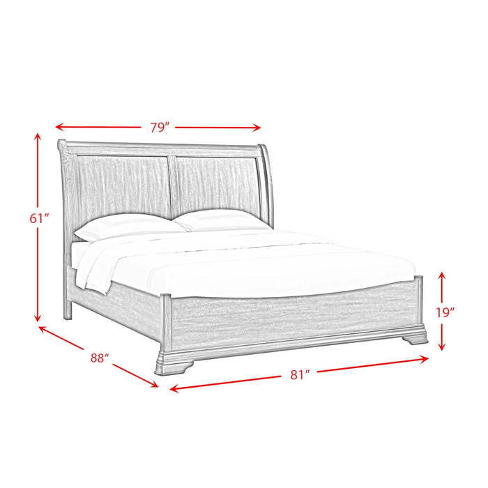 Phillipe Bedroom Set in Cherry