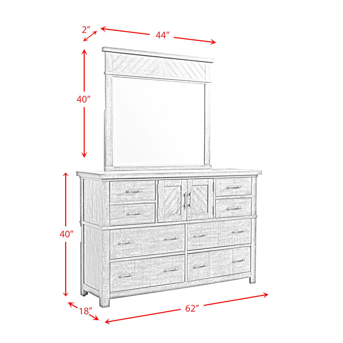 Jax Platform Storage Bedroom Set in Cherry