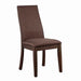 Spring Creek Upholstered Side Chairs Rich Cocoa Brown (Set of 2) image