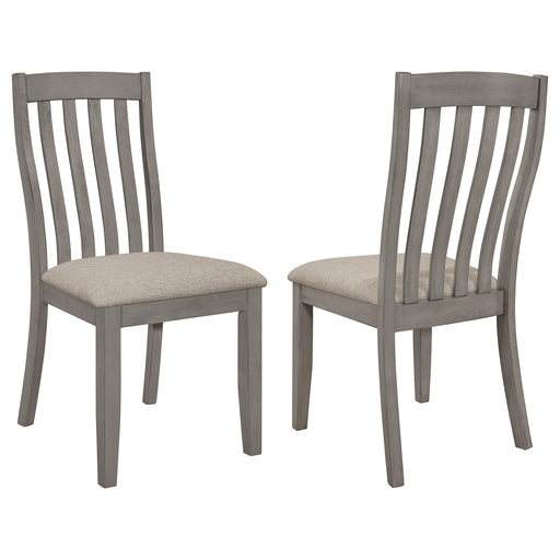 Nogales Slat Back Side Chairs Coastal Grey (Set of 2) image