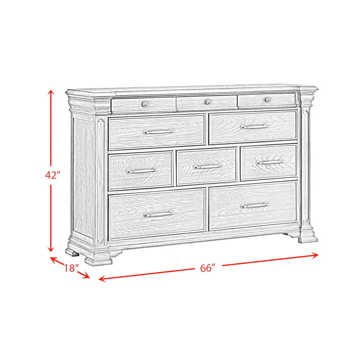 Kings Court 10-Drawer Dresser