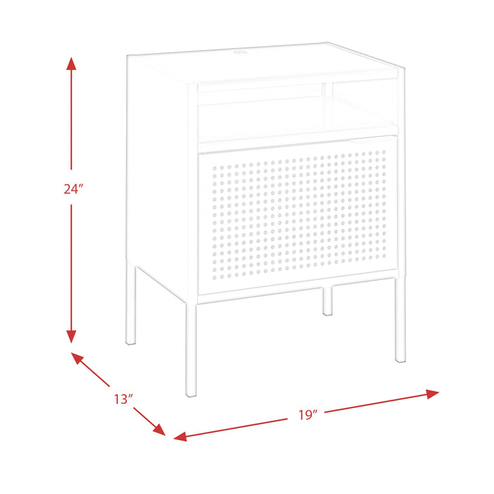 Ember Nightstand (C-1094) W/USB