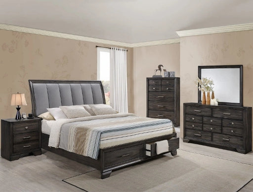 Crown Mark Jaymes Queen Storage Bed in Dark Brown image