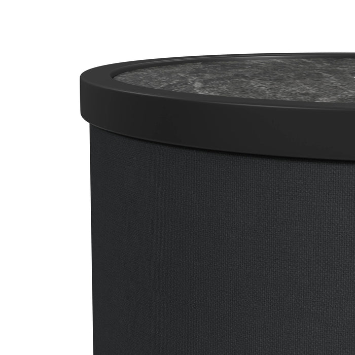 Halo Smart End Table in Black