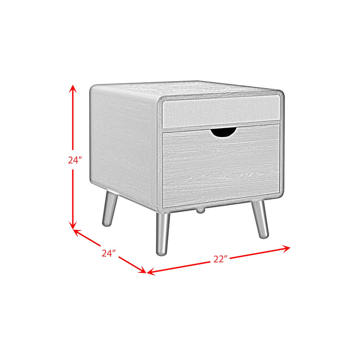 Halo Smart End Table in Black