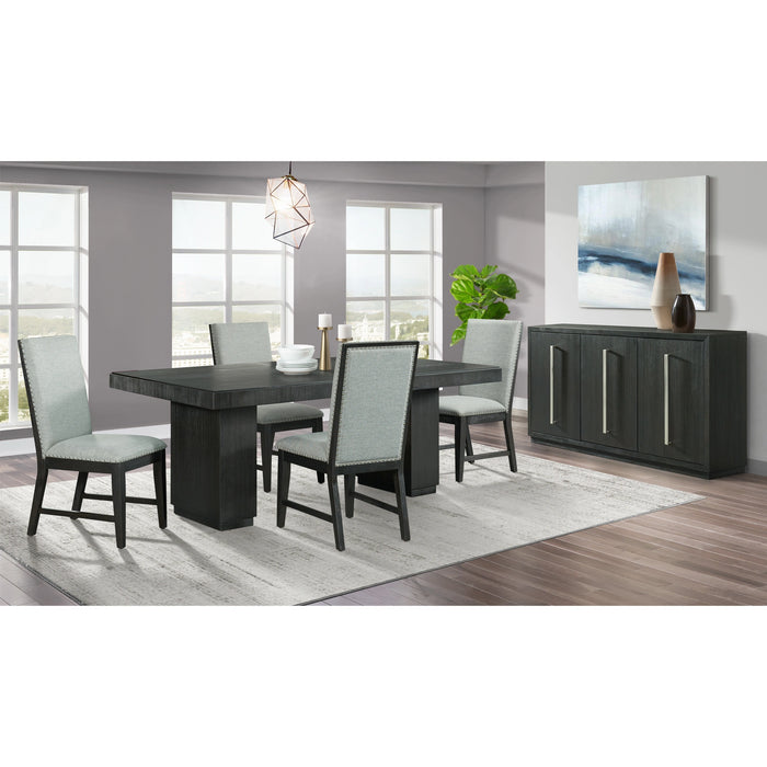 Donovan Dining Set in Gray