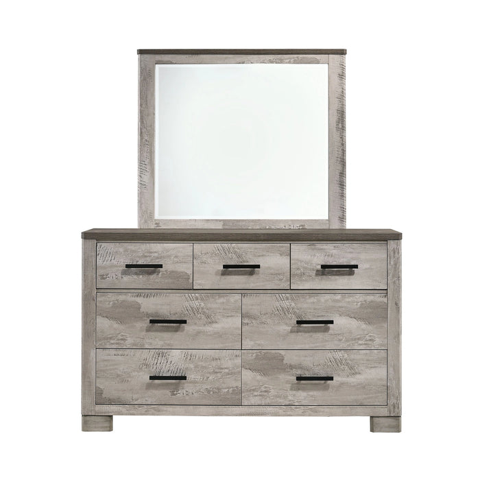 Millers Cove 7-Drawer Dresser with Mirror