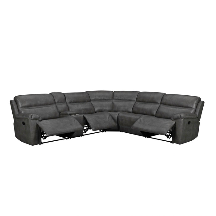 Camaro 6PC Sectional Set in Nugget Grey