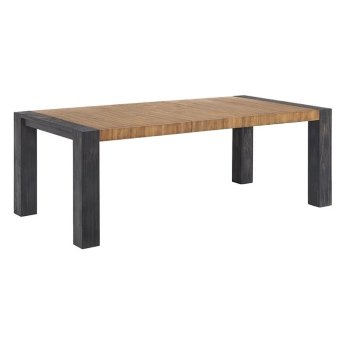 Elements International Breckenridge Dining Table in Black/Oak image