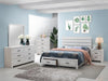 Brantford 4-piece Eastern King Storage Bedroom Set Coastal White image