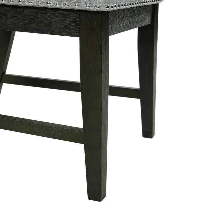 Donovan Upholstery Arm Chair Dark (2 Per Pack)