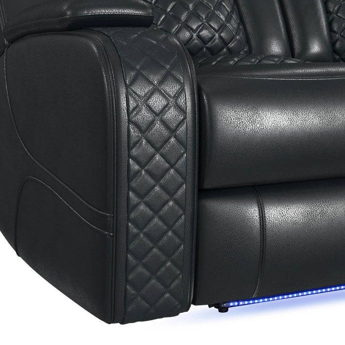 Carlo Power Motion Recliner with Power Headrest, LED