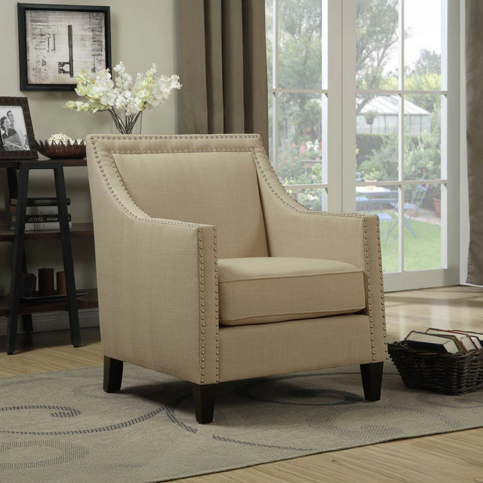 Erica 497 Chair w/Chrome Nails
