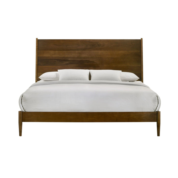 Malibu Panel Bed in Walnut
