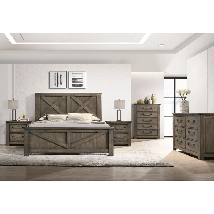 Maverick Bedroom Set with 2 Nightstands