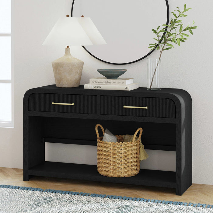 Ridgemont Sofa Table with Bottom Shelf
