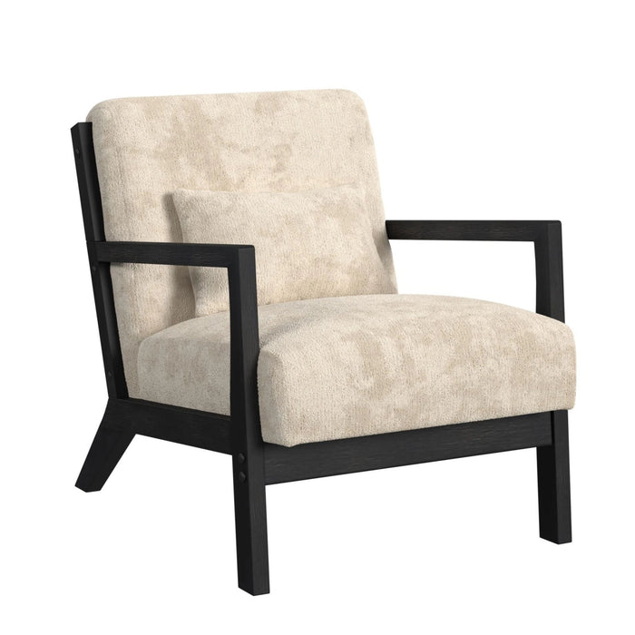 Marina Chair with Kidney Pillow and Brushed Espresso Finish