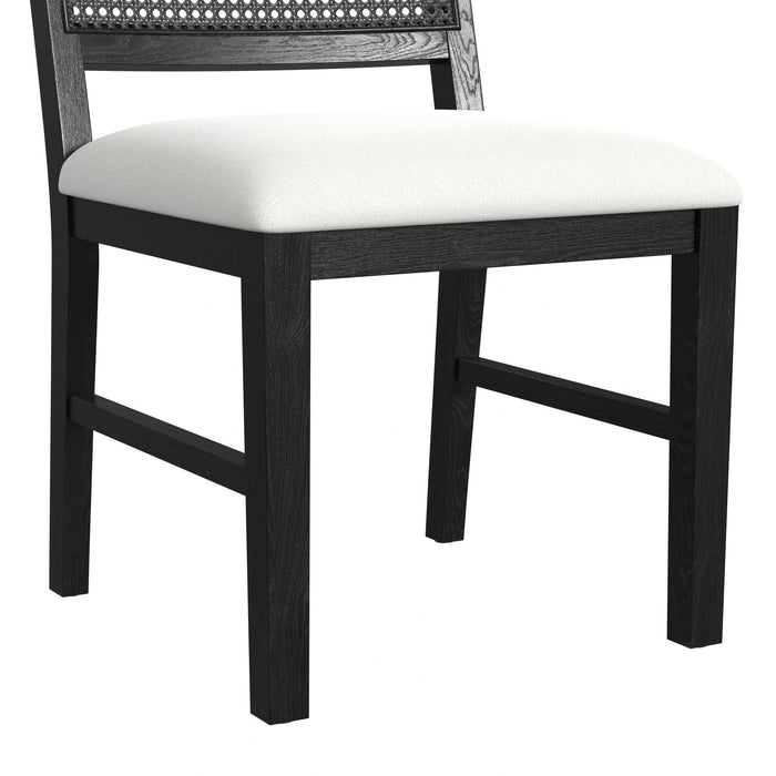 Bahama Breeze 5PC Standard Height Dining Set in Black-Table and Four Chairs