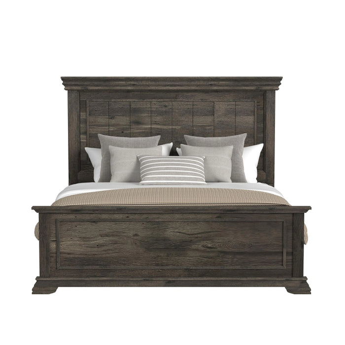 Park Ridge Panel Bed in Charcoal