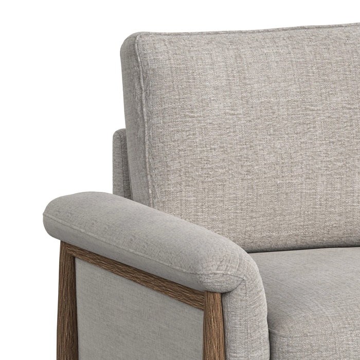 Comet Accent Chair in Laurance Light Grey