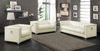 Chaviano 3-piece Upholstered Tufted Sofa Set Pearl White image
