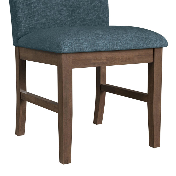 Santa Barbara Dining Side Chair with Fabric in Walnut (2 Per Carton)