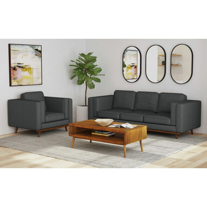 Venus Sofa with Cherry Finished Wooden Front
