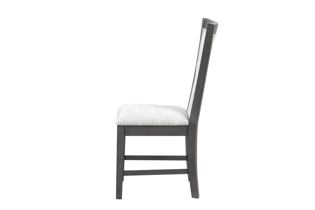 Flair 60" Dining Table & 4 Chairs (5 Pc Set)-Gray
