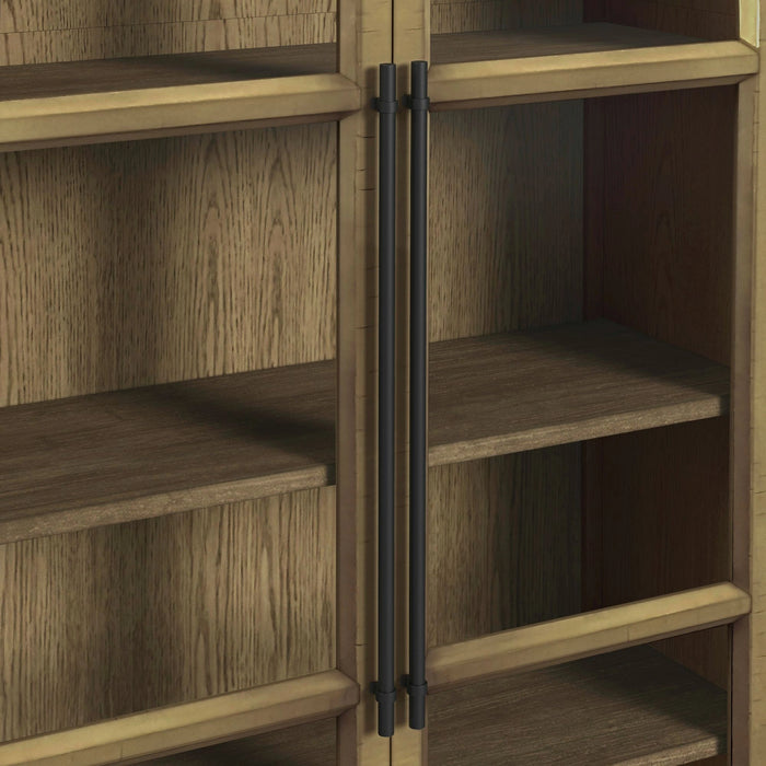 Orion Bookcase in Weathered Oak