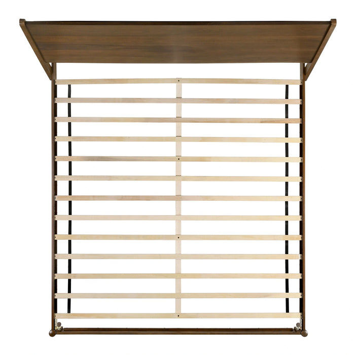 Malibu Panel Bed in Walnut
