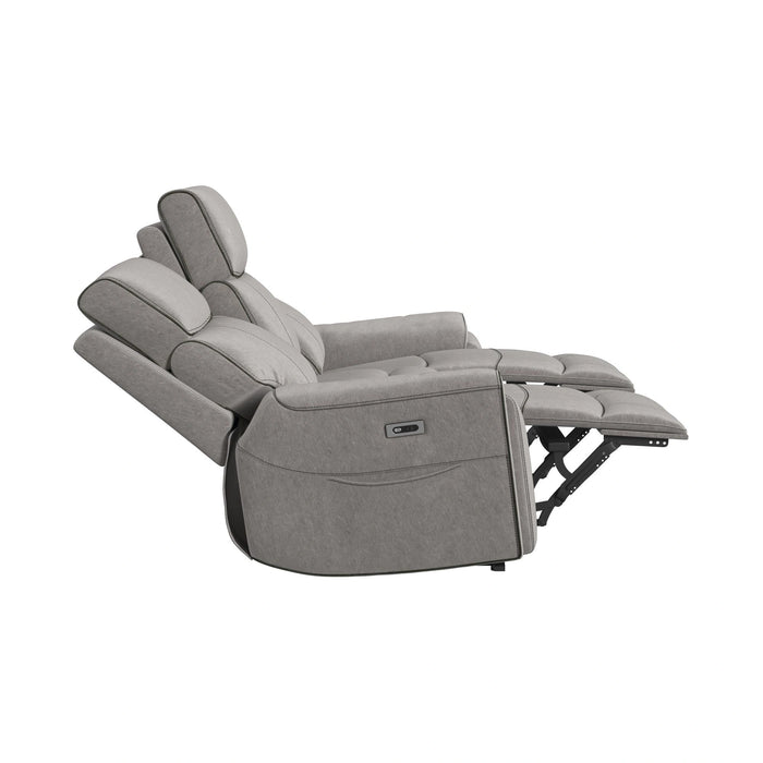 Jackpot P1 Living Room Set in Explore Light Grey