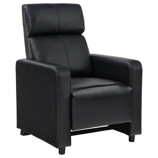 Toohey Home Theater Push Back Recliner Black image