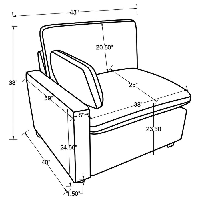 Collins Power Recliner Sectionals