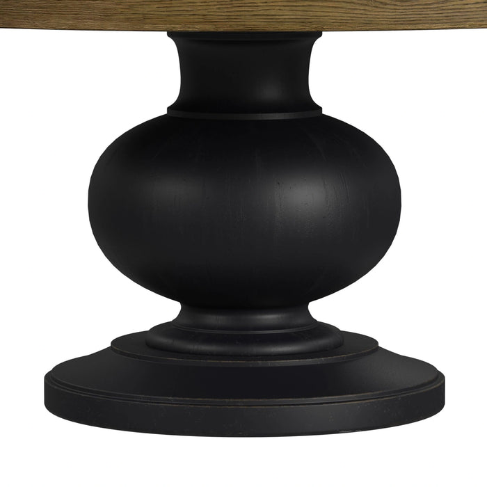 Heritage & Home Dining Set in Oak Brown and Black