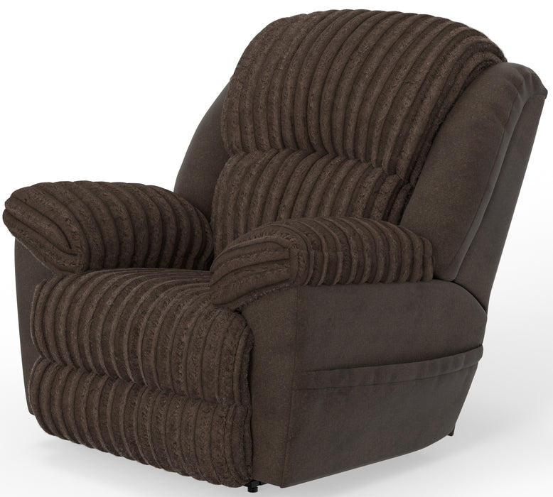 Shaggy Power Lay Flat Recliner w/Zero Gravity