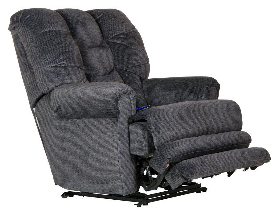 Malone Power "Lay Flat" Recliner w/Ext Otto