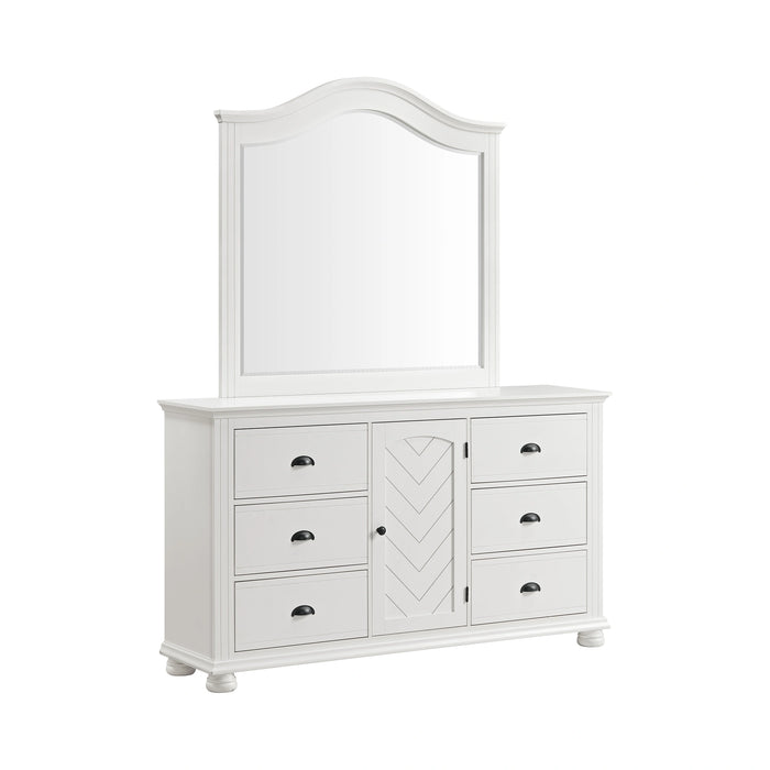 Kona Panel Bedroom Set in White