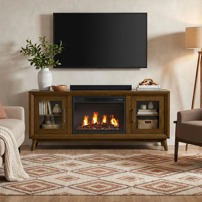 Santa Barbara TV Console in Walnut