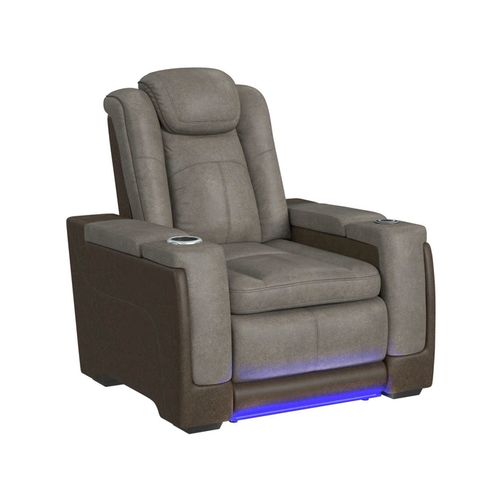 Lantana Power Motion Recliner with Power Headrest, Led, Wireless Charger and Cup Holder
