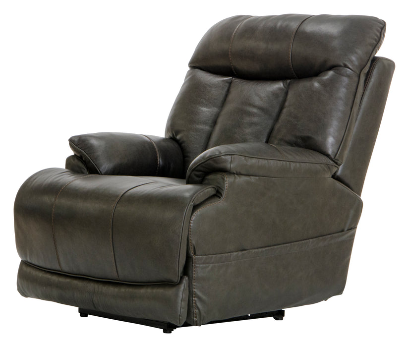 Naples Pwr Headrest w/Lumbar Pwr Lay Flat Recliner w/Ext Ottoman
