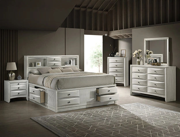Emily 8-Drawer Dresser White