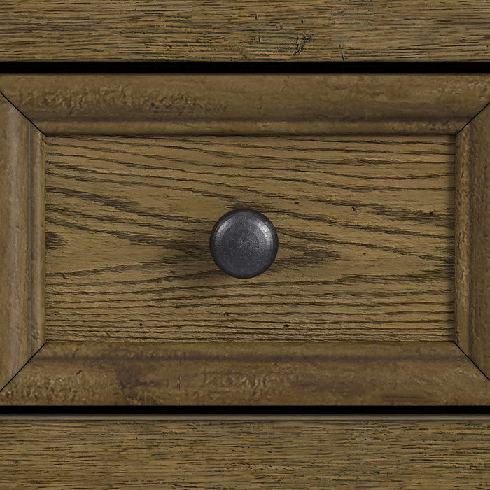 Heritage & Home Buffet and Hutch in Oak Brown