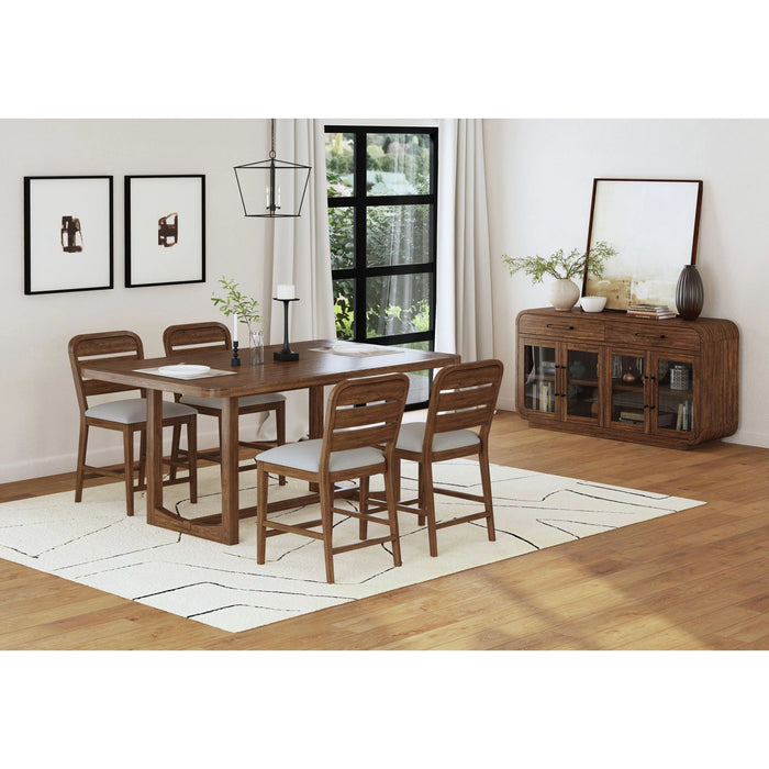 Glinda Dining Set in Brown
