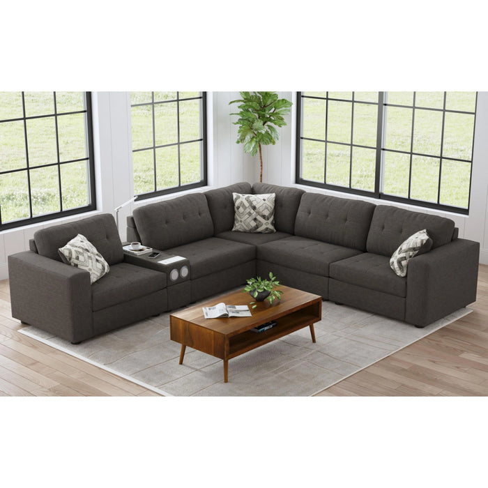 Options One Chair in Palmer Plus Ash with 1 Pillow 20"