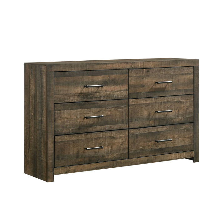 Bailey Bookcase Panel Bedroom Set with 2 Nightstands