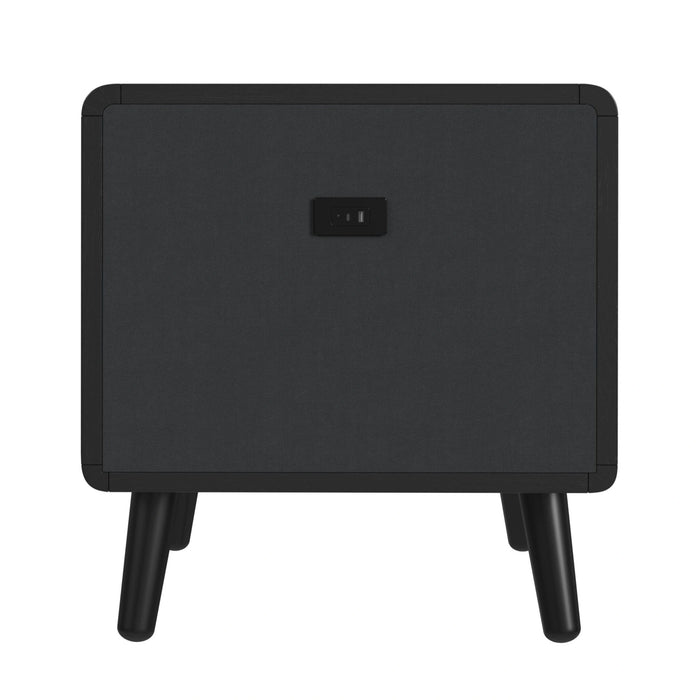 Halo Smart End Table in Black